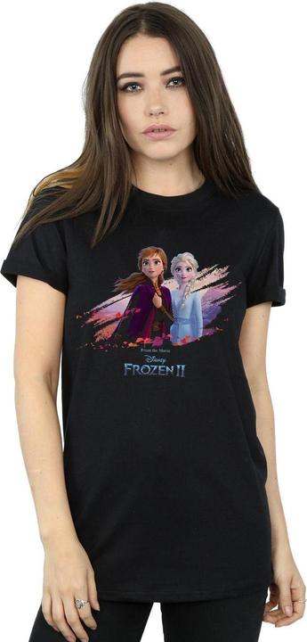 Image du produit Disney - T-shirt FROZEN ELSA AND ANNA NATURE IS BEAUTIFUL - Femme (L)