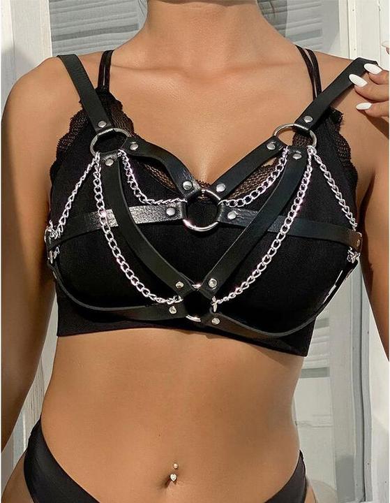 Immagine prodotto Subblime 953713 Cintura Bondage Punk Con Fibbia In Metallo Nera Taglia Unica