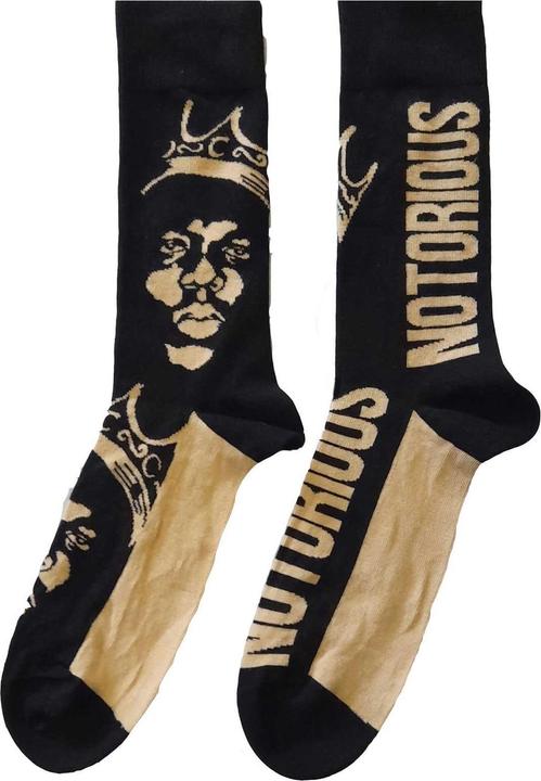 Actual product image Biggie Smalls Unisex Adult Crown Ankle Socks (40.5 - 45.5)