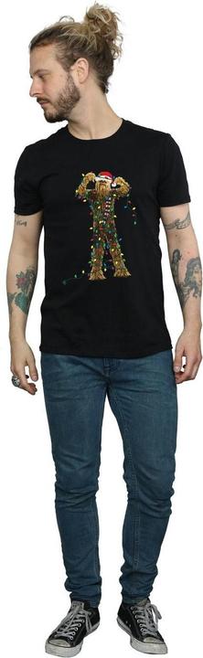 Immagine prodotto Star Wars Chewbacca Christmas Lights Maglietta Uomo (3XL)