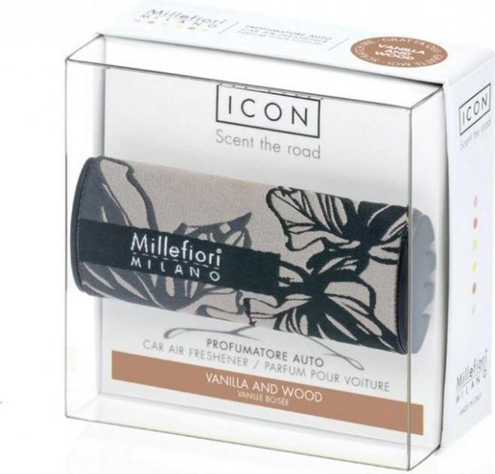 Actual product image Millefiori Vanilla & Wood Icon Refreshing Car Textiles - 50 g