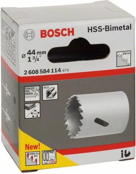 Produktbild Bosch Professional Zubehör Lochsäge HSS-Bimetall für Standardadapter, 44 mm, 1 3/4-Zoll (4 Zoll, 1 3)