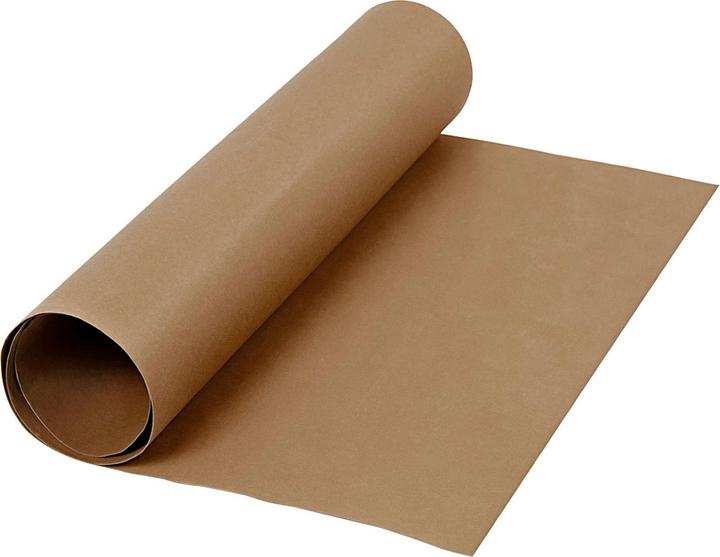 Produktbild Creativ Company Lederpapier Rolle, 350 g, 1 Stück, Dunkelbraun