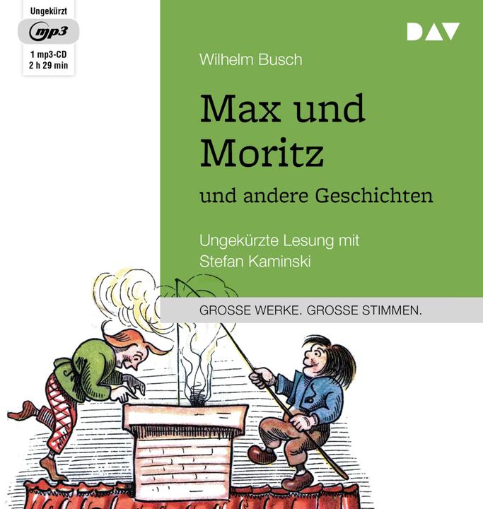 Actual product image Max and Moritz and other stories (William Bush, German)