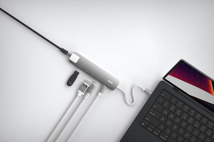 Produktbild LINQ Connects 6in1 PRO USB-C Multiport Hub 140W (USB-C, 6 Ports)