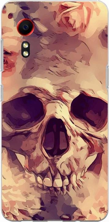 Flowers skull