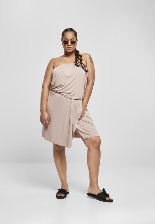 Image du produit Urban Classics Ladies Viscose Short Bandeau Dress (4XL)