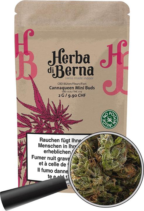 Immagine prodotto Herba di Berna Cannaqueen Indoor Mini Boccioli (21 g, Interno)