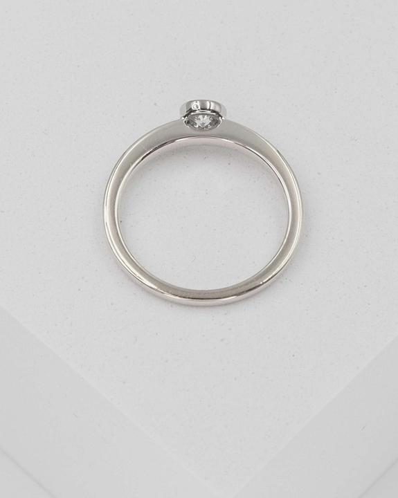 Actual product image Muau Ring frame setting (56, 950 Platinum)