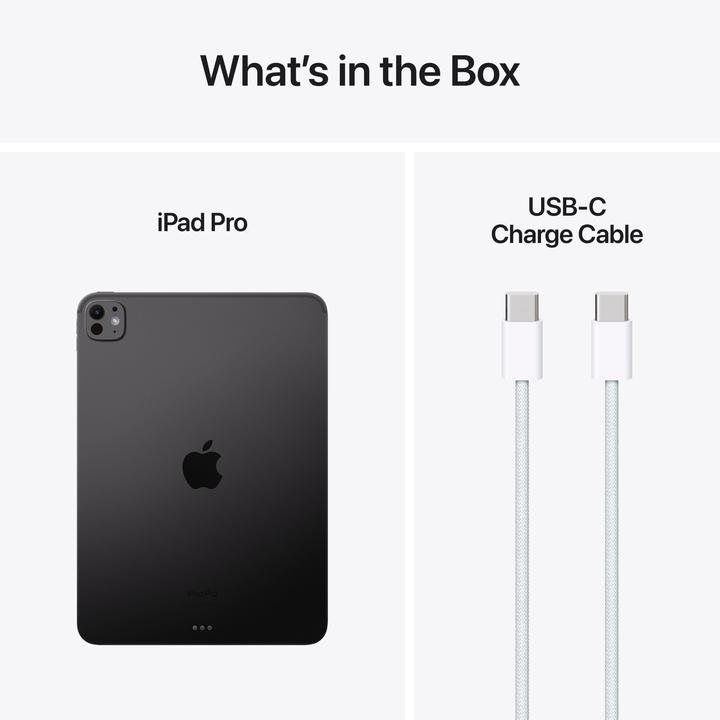 Actual product image Apple iPad Pro 2024 11 Nanotexturglass (M4) (WLAN only, 11", 2000 GB, Space Black)