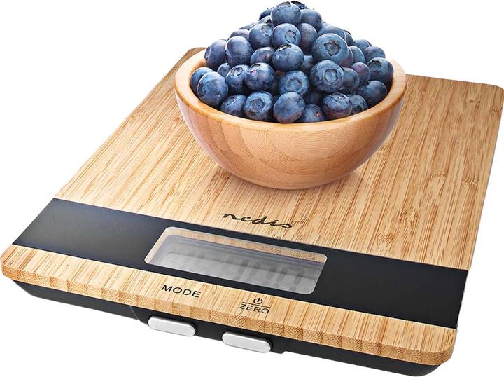 Produktbild Nedis Küchenwaagen Digital Holz/Kunststoff Holz Holz
