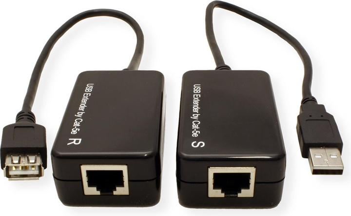 Produktbild Value USB 1.1 Verlängerung über RJ45, max. 45m (UTP, CAT5, 0.23 m)