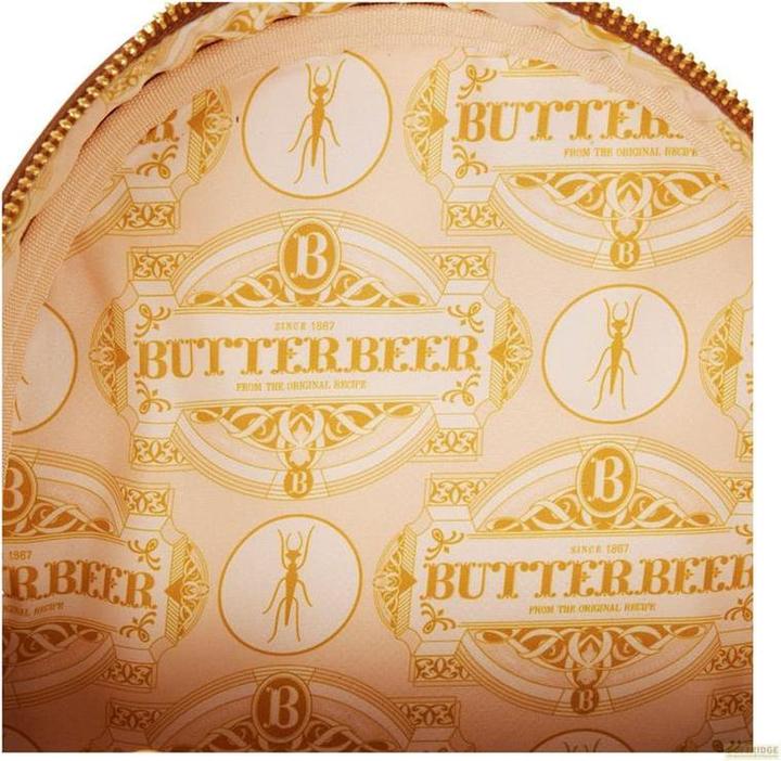 Actual product image Loungefly Harry Potter Butterbeer backpack
