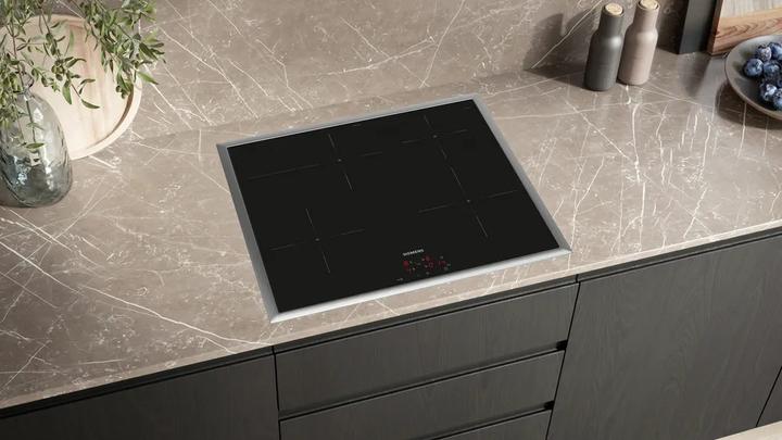 Actual product image Siemens Built-in cooker set, EI645CFB6E + HE578GBS4, Built-in cooker, Induction hob, PQ521IA03