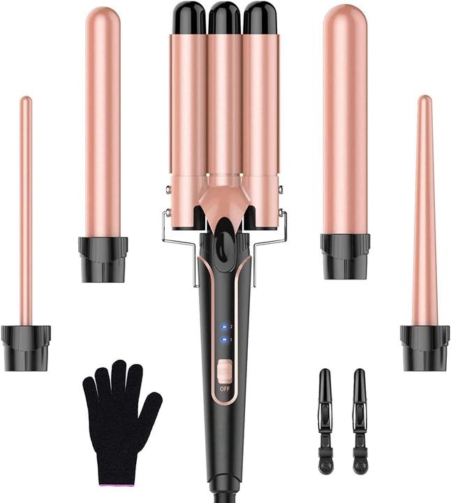 Bestope Pro 5 in 1 Welleneisen-Set (32 mm, 25 mm, 9 mm, 13 mm)