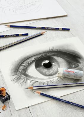 Produktbild Faber-Castell GOLDFABER - Bleistift Zeichenset (4B, 2B, 6B, HB, B, 2H, 6 x)
