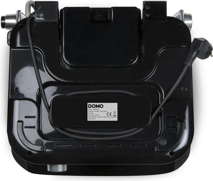 Immagine prodotto Domo Genius Grill elettrico a contatto Rivestimento antiaderente, con display Acciaio inox, nero (Spina UE)