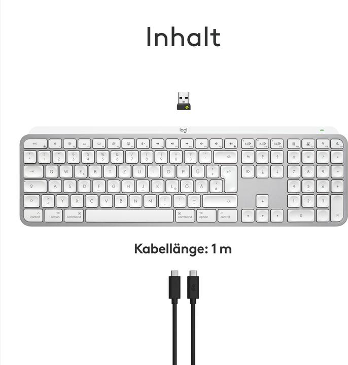 Produktbild Logitech MX Keys S for Mac (DE, Kabellos)