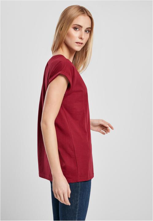 Actual product image Urban Classics Ladies Organic Extended Shoulder Tee (M)