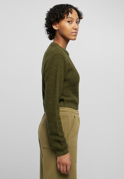 Actual product image Urban Classics Ladies Short Waffle Sweater (S)