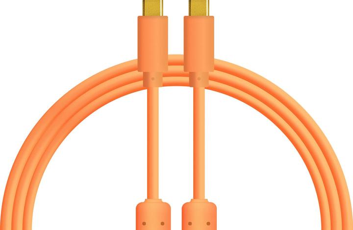 DJTechTools Chroma Cables USB-C to C Orange (1 m)