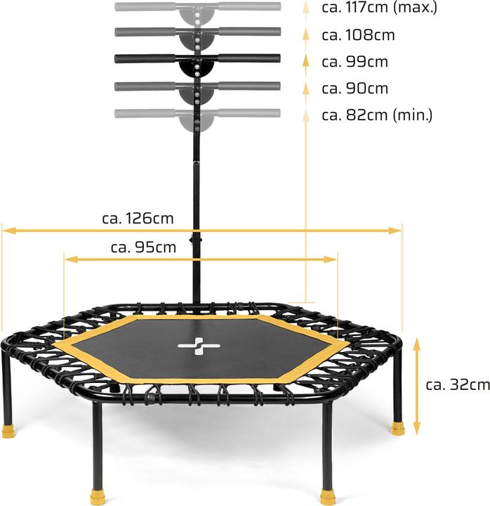 Actual product image Sportplus Fitness trampoline (126 cm)
