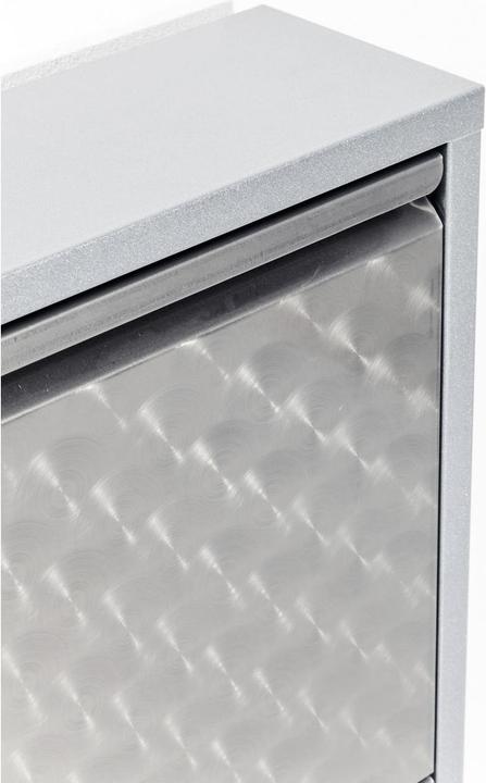 Kare Design Schuhkipper Caruso 3-er silber/geflext (50 x 14 x 103 cm)