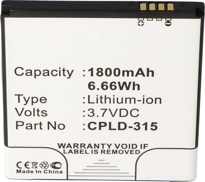 Immagine prodotto AccuCell Batteria Vodafone Smart 4, 889N, CPLD-315