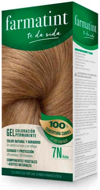 Produktbild Farmatint gel coloración permanente #7n-rubio (7n)