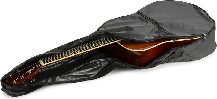 Actual product image Max Acoustic Guitar SoloJam Set Dark Natural (Acoustic guitar set, Rosewood, Linden)