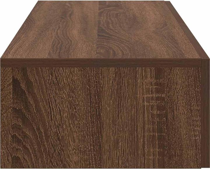 Produktbild VidaXL Wandregal mit Schubladen Braun Eiche 100x36x19 cm Holzwerkstoff