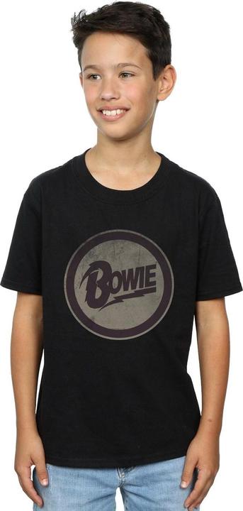 Immagine prodotto David Bowie Circle Logo Maglietta Ragazzi (140, 146)
