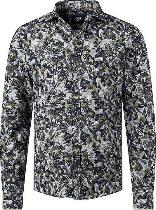 Image du produit Joop! Jeans Long Sleeve Hanjo Shirt Cotton Medium Grey (L)
