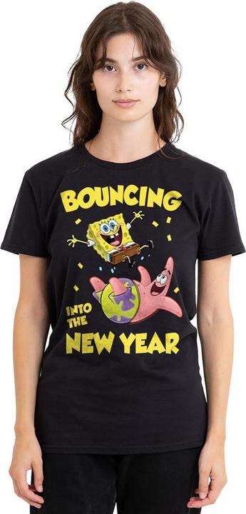 Image du produit Spongebob Squarepants - T-shirt BOUNCING INTO THE NEW YEAR - Adulte (XXL)