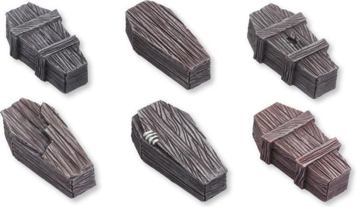 Tabletop-Art Zubehör Wood Coffins – Set 2 6 Teile
