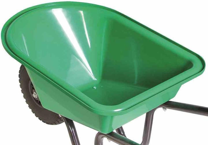 Produktbild FORT Kinderschubkarre 20l grün montiert, mit PU-Rad