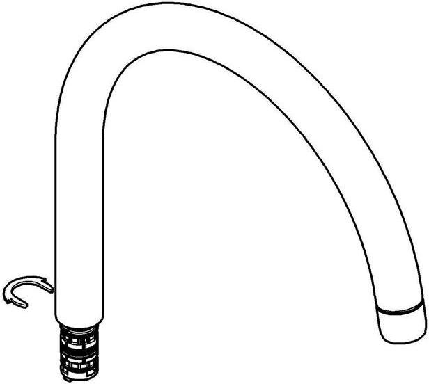 Actual product image Grohe Outlet moon white