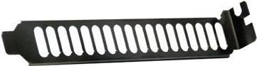Actual product image Silverstone SST-Aeroslots-B PCI slot brackets - black 4 pcs.