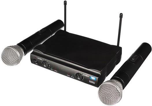 Actual product image Velleman Uhf Wireless Microphone - Dual Channel