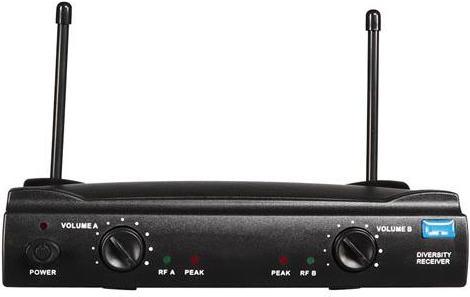 Actual product image Velleman Uhf Wireless Microphone - Dual Channel