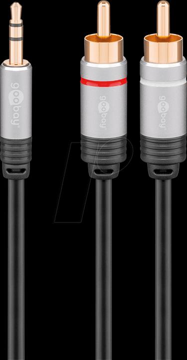 Image du produit Goobay Jack 3,5 mm - RCA (1.50 m, Jack 3,5 mm (AUX), RCA)