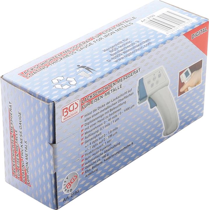 Actual product image BGS Coating Thickness Gauge for Iron Metals (4000 cm)