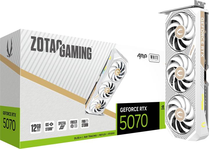 Immagine prodotto Zotac GeForce RTX 5070 AMP White Edition (12 GB)