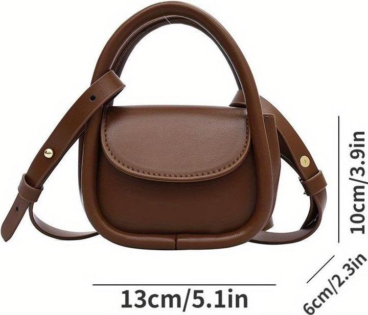 Produktbild Only-Bags.Store Mini-Retro-Crossbody-Tasche, Schulter-Satteltasche, beiläufige niedliche Handtasche & Münzgeldbörse