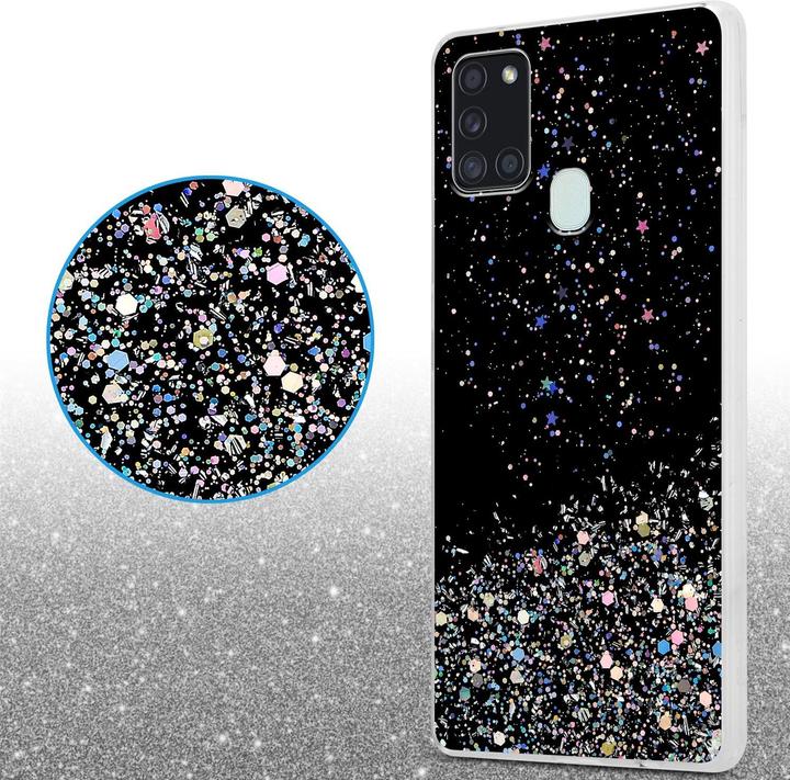 Produktbild Cadorabo TPU Cover funkelnder Glitter (Samsung Galaxy A21s)