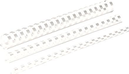 Image du produit Fellowes Dossiers de reliure en plastique A4 100 pièces - 12,5 mm, blanc