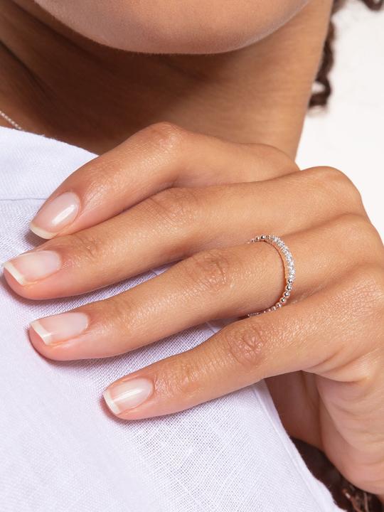 Produktbild Thomas Sabo Ring Kugeln Mit Weissen Steinen Silber (56, 925 Silber)