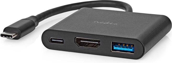 Image du produit Nedis Adaptateur USB multi-ports | USB 3.2 Gen 1 | USB-C™ mâle | Sortie HDMI™ / USB-A femelle / USB-C (USB-C, 1 Ports)