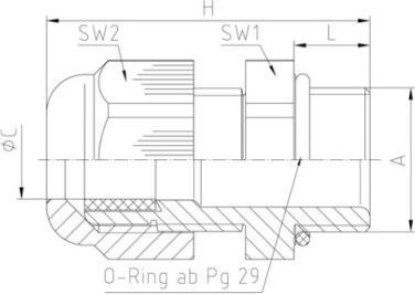 Image du produit Jacob Presse-étoupe Perfect PG7, câble Ø 3-6,5 mm IP68, UL polyamide, gris clair RAL 7035