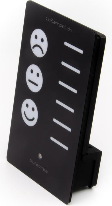 Produktbild Purecrea CO2-Ampel mit Smileys und Balkenanzeige